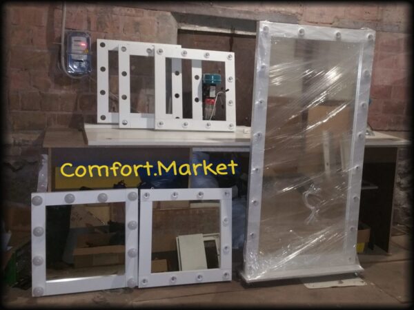 Зеркала на производстве Comfort Market, Украина, Киев